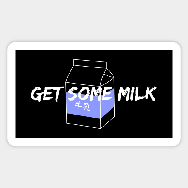 Yakuza - Get Some Milk Sticker by krispies69